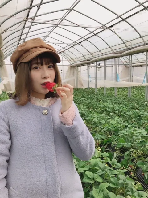 長沢 菜々香｜イチゴ狩り🍓（2018-02-20）｜3枚目