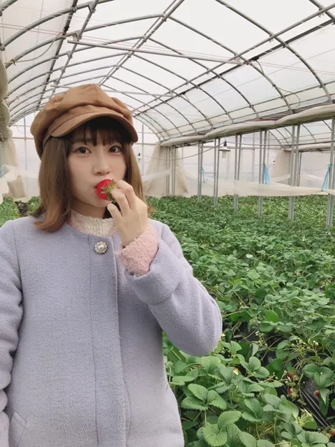 長沢 菜々香｜イチゴ狩り🍓（2018-02-20）｜4枚目