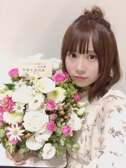 長沢 菜々香｜お花ありがとう&訂正（2018-06-15）｜3枚目