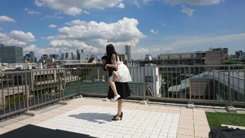 織田 奈那｜東田子の浦駅（2017-10-09）｜2枚目