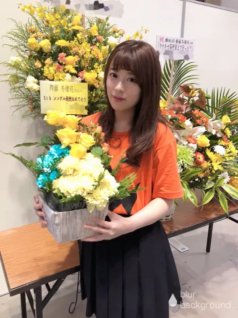 齋藤 冬優花｜#風に吹かれても#個別握手会#京都(583)（2017-11-06）｜7枚目