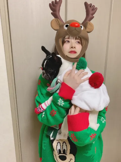 齋藤 冬優花｜12月25日(1364)【クリスマスっぽい】（2019-12-26）｜2枚目