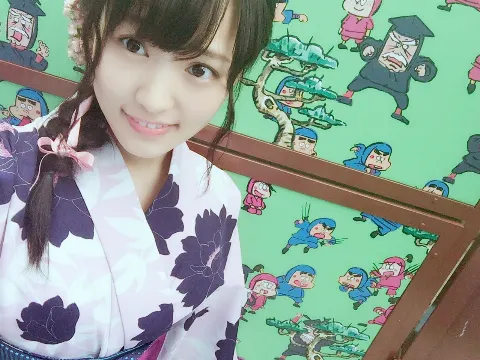 菅井 友香｜ピンクの浴衣♡（2016-07-24）