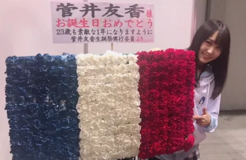菅井 友香｜嬉しかった生誕祭🕯（2018-11-28）｜8枚目