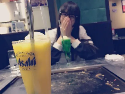 米谷 奈々未｜本場のもんじゃ( *´꒳`* )（2016-02-18）｜2枚目