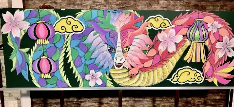 金村 美玖｜黒板アート🎨（2021-04-01）｜3枚目