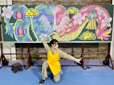 金村 美玖｜黒板アート🎨（2021-04-01）｜4枚目