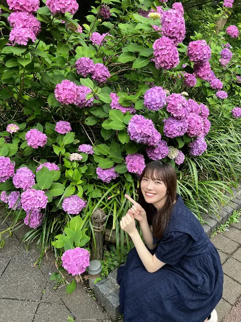 森本 茉莉｜今、紫陽花の写真？？」って思わないでください（2023-07-04）｜6枚目