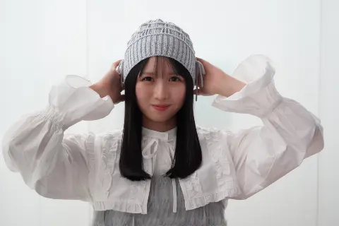 上村 ひなの｜みずいろお帽子🌨️（2025-02-10）｜5枚目