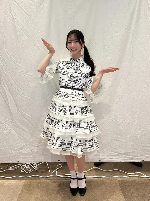 竹内 希来里｜衣装の楽譜可愛い🎼（2025-07-22）｜3枚目