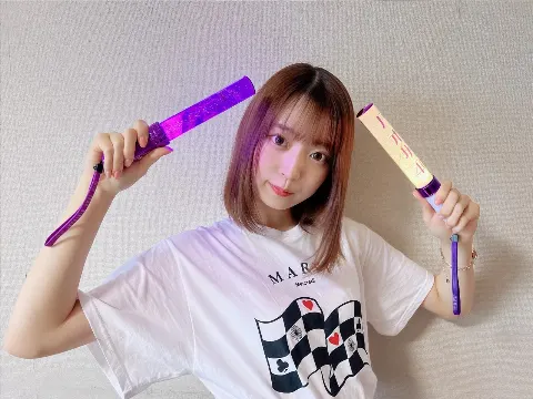 阪口 珠美｜紫×黄のさつま芋カラーなのです（2022-07-16）｜2枚目